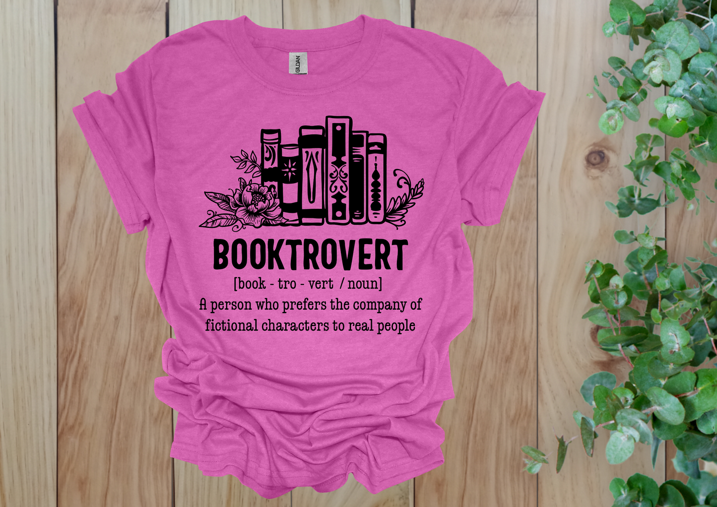 Booktrovert Definition Tee