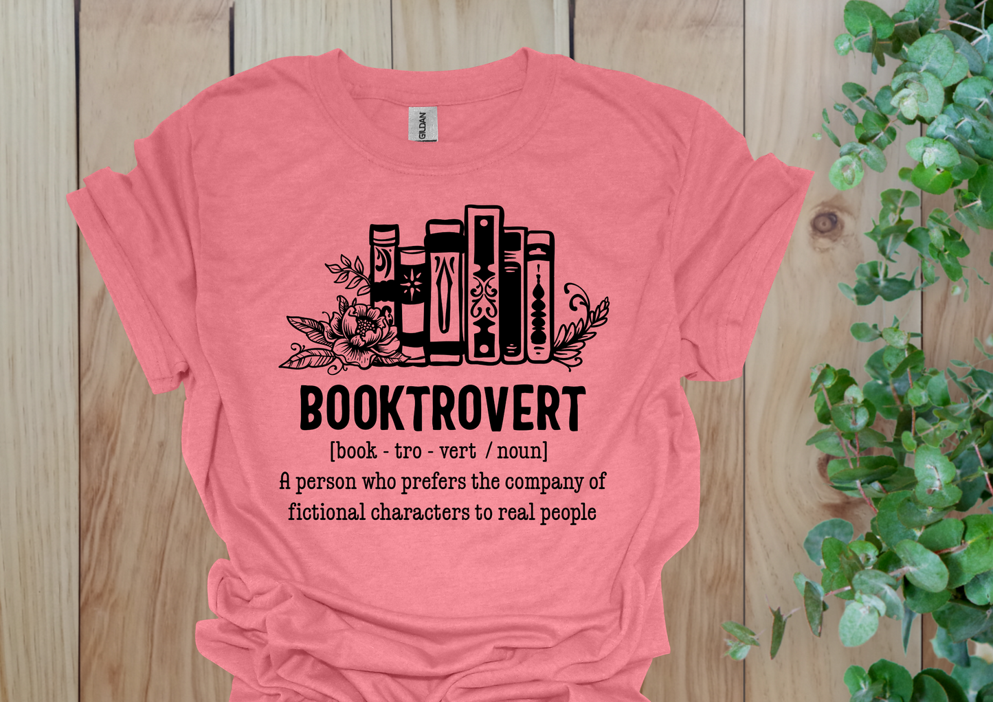 Booktrovert Definition Tee