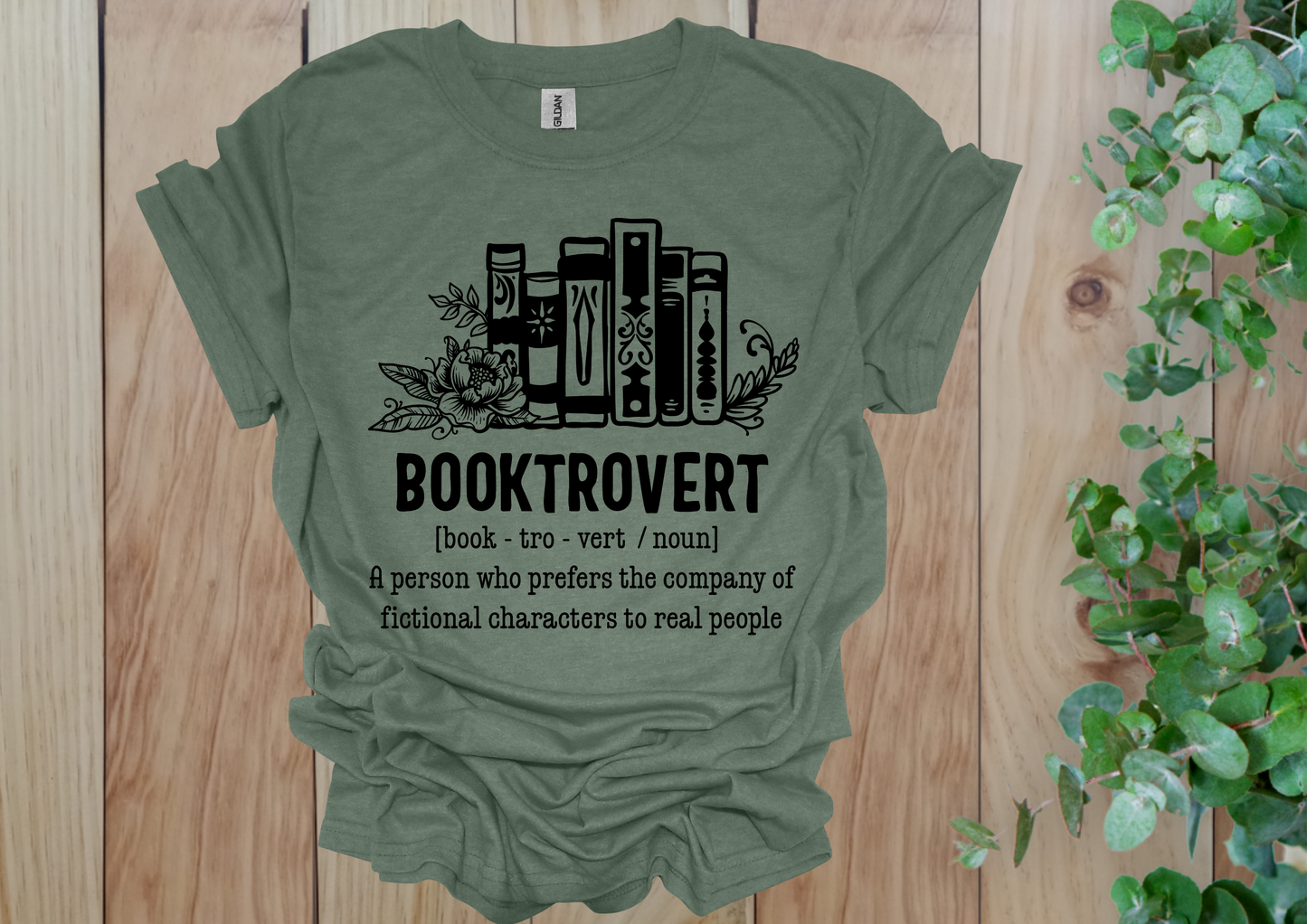 Booktrovert Definition Tee