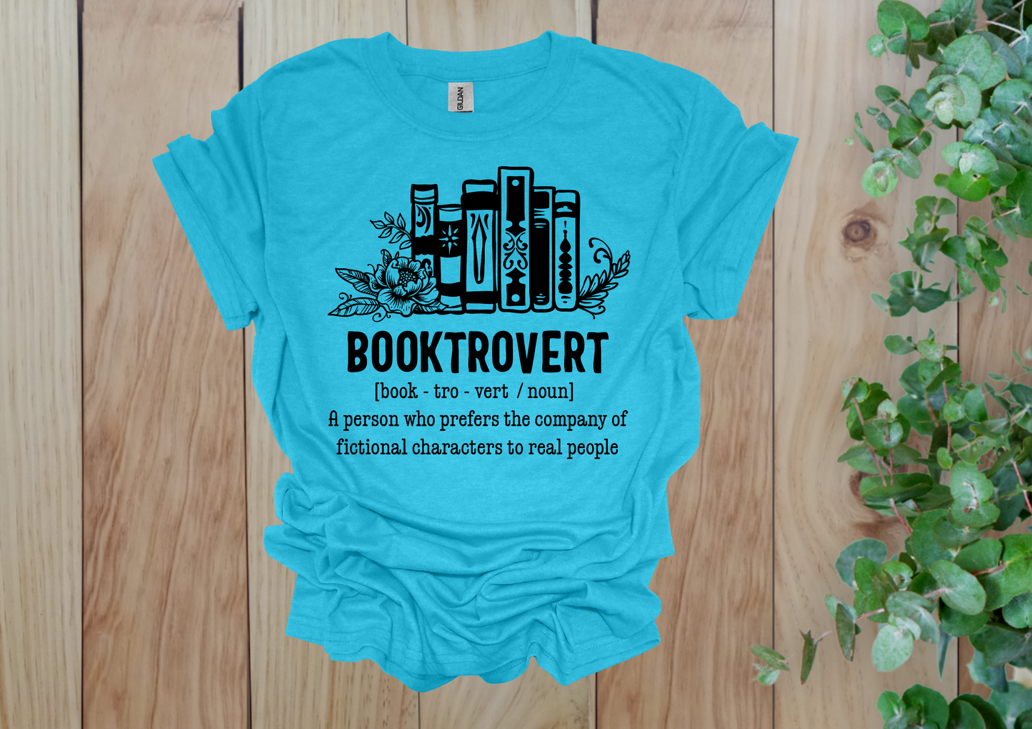 Booktrovert Definition Tee
