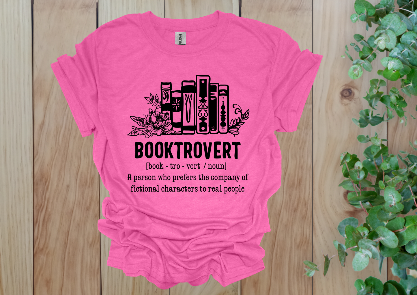Booktrovert Definition Tee