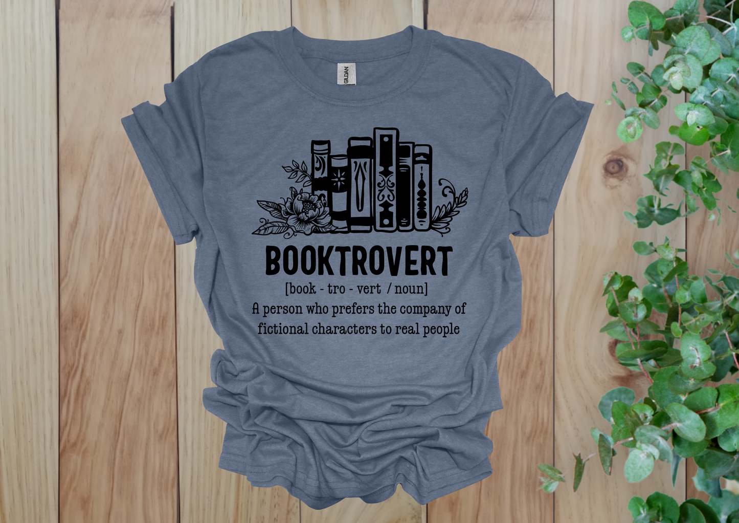 Booktrovert Definition Tee