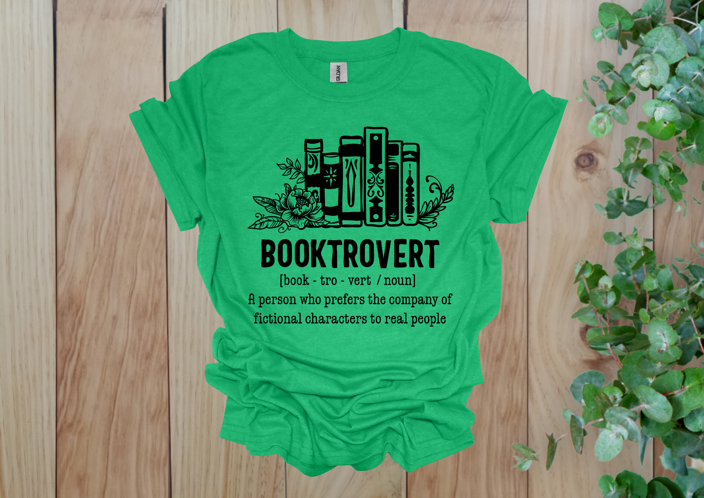 Booktrovert Definition Tee