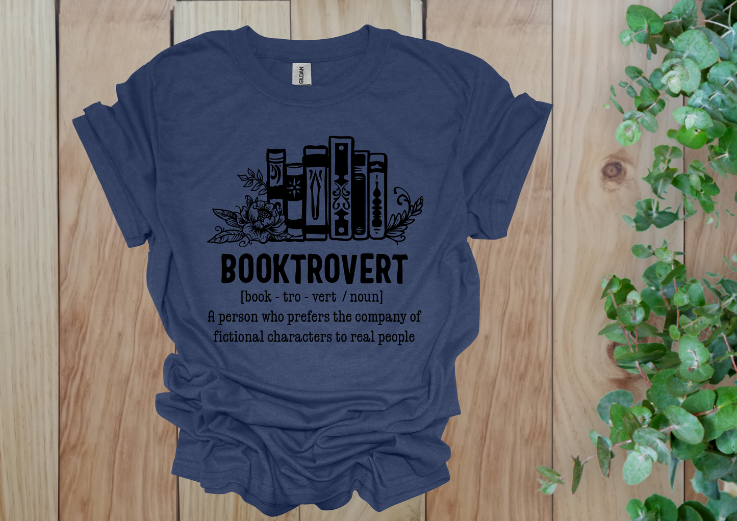 Booktrovert Definition Tee