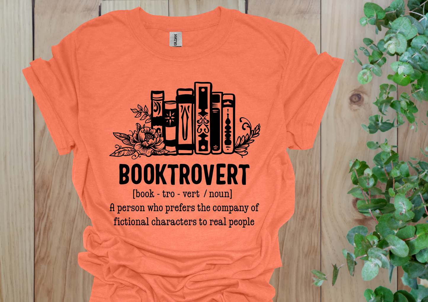 Booktrovert Definition Tee
