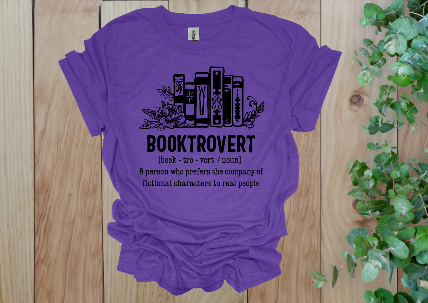 Booktrovert Definition Tee