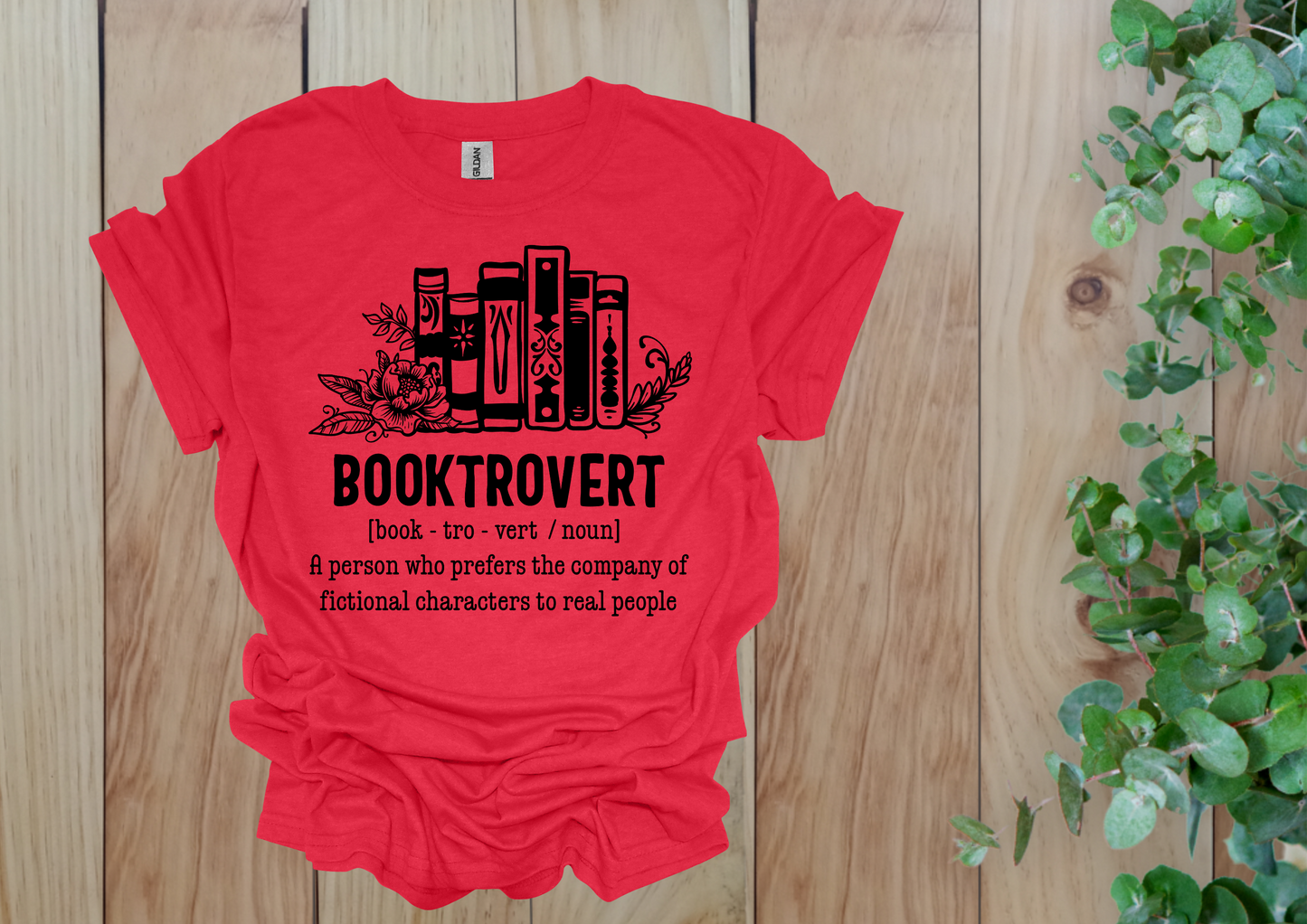 Booktrovert Definition Tee