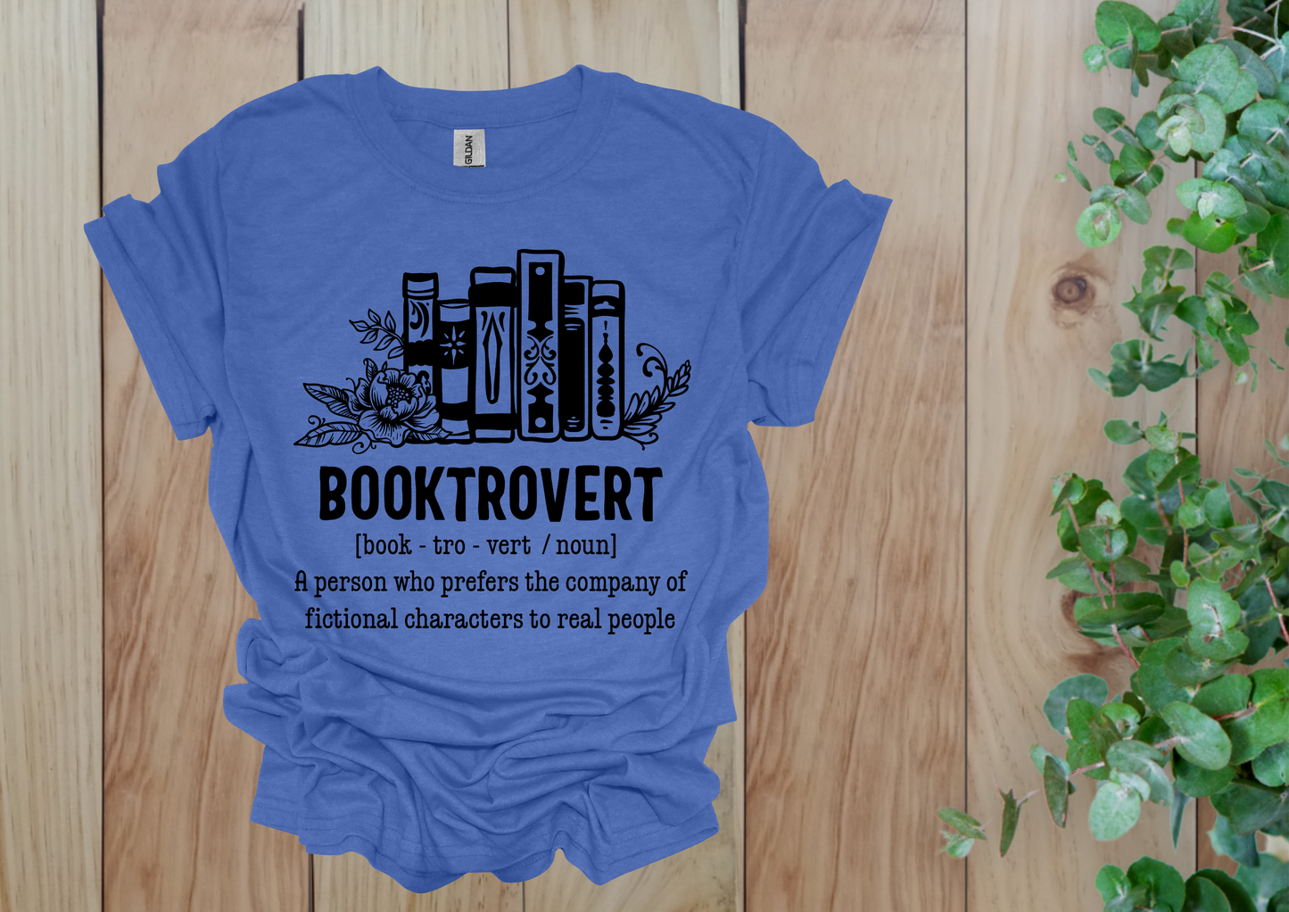 Booktrovert Definition Tee