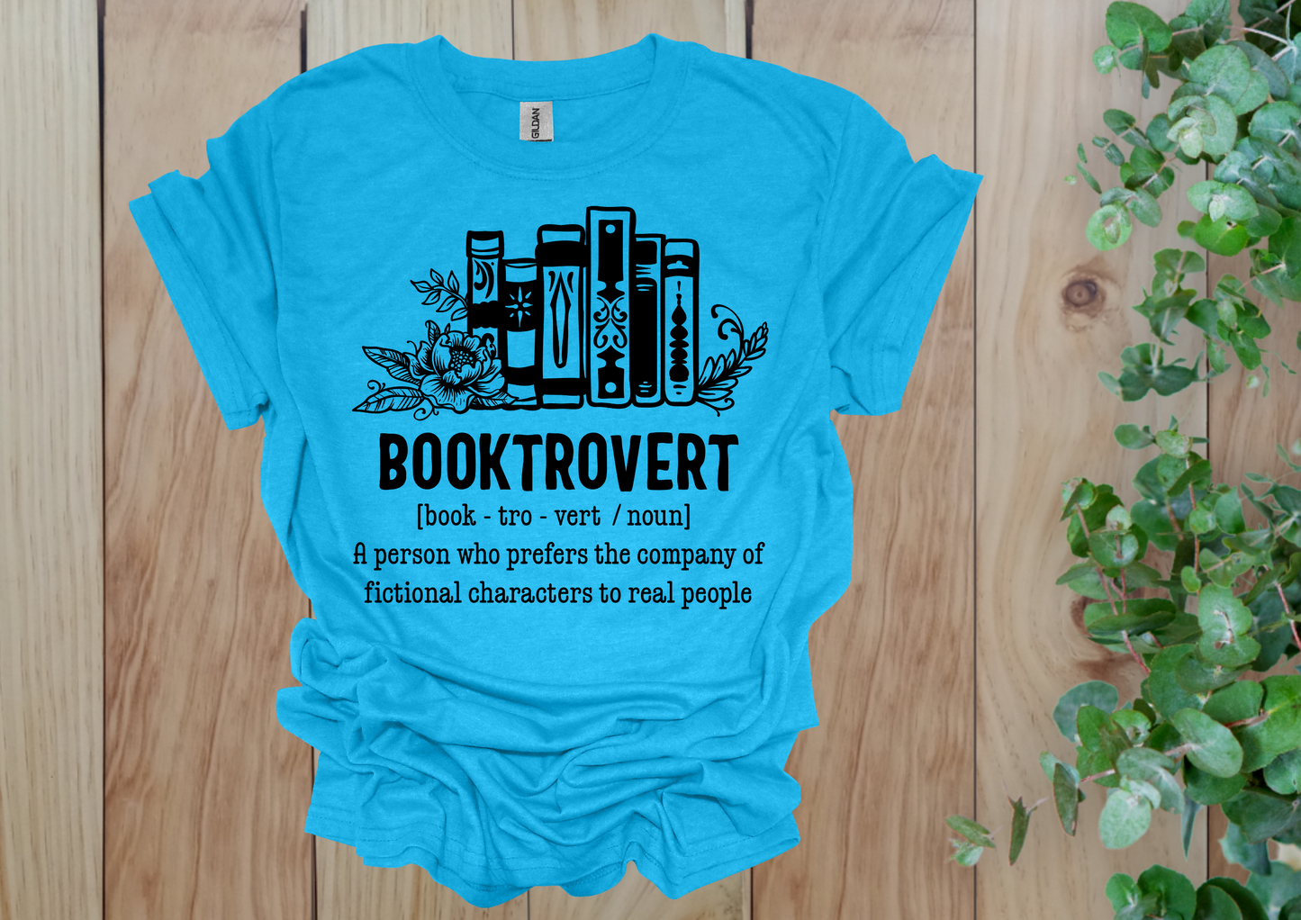 Booktrovert Definition Tee