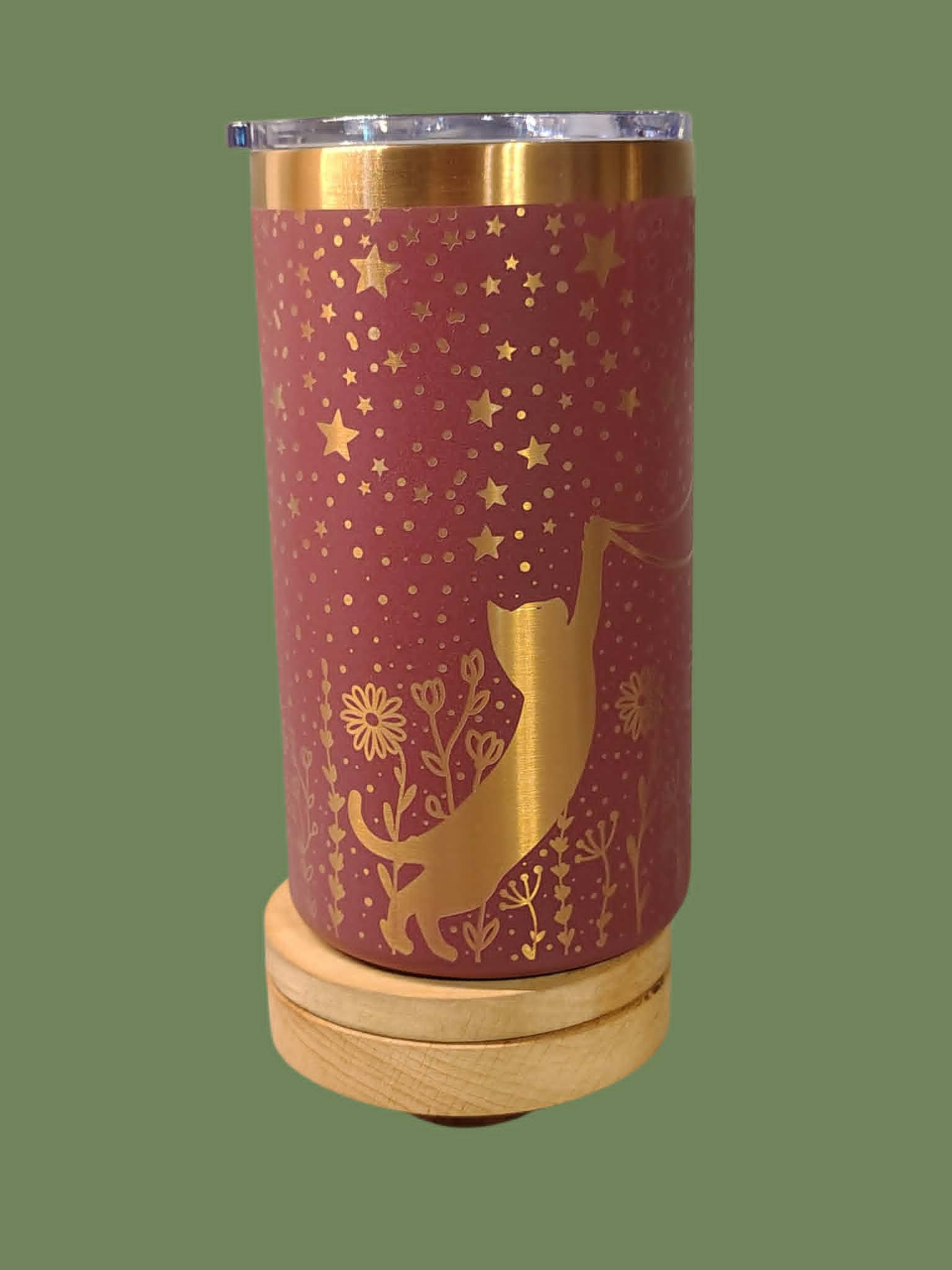 Cat & Moon 20 oz Handle