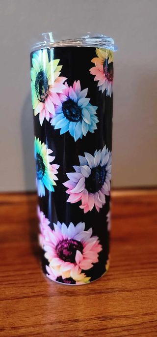 Sunflower 20 ounce tumbler