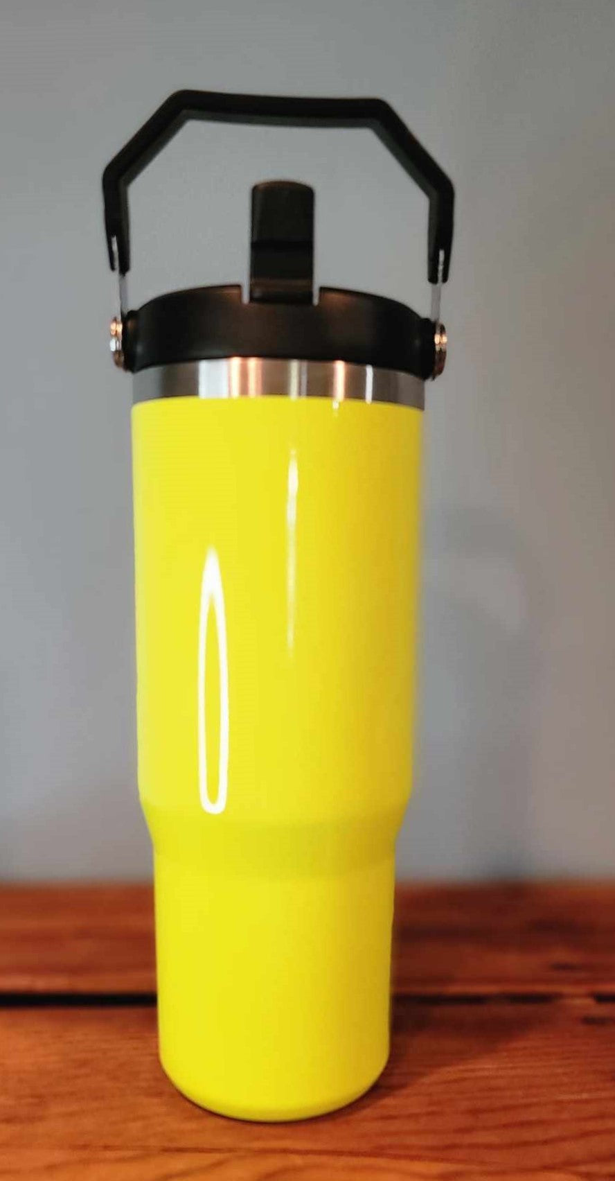 30 ounce Fliptop with handle - Neon Pink