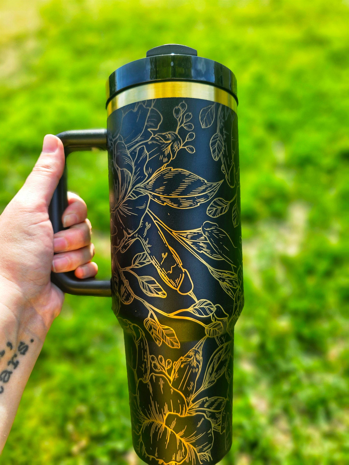 Floral Richards Tumbler