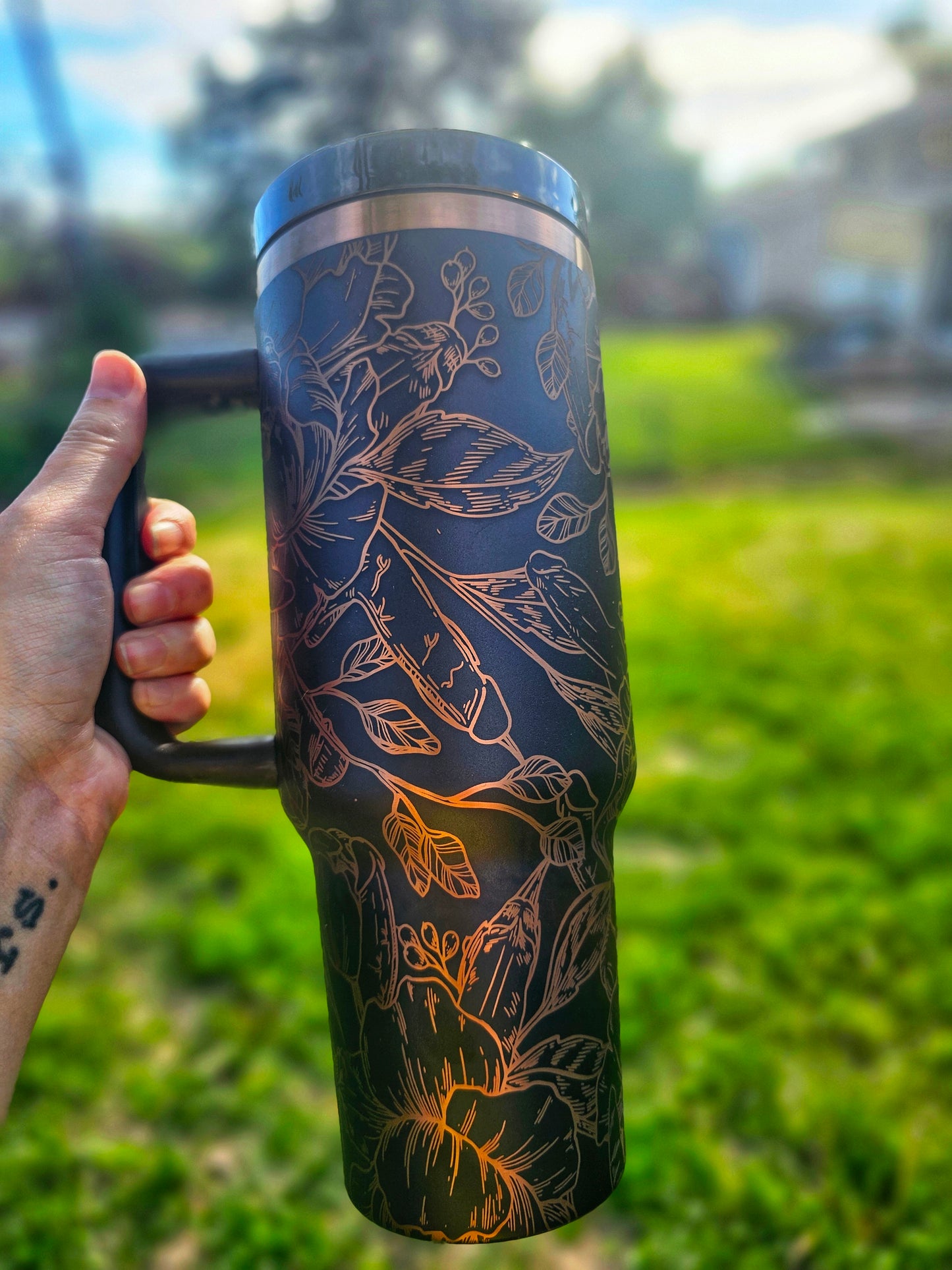 Floral Richards Tumbler