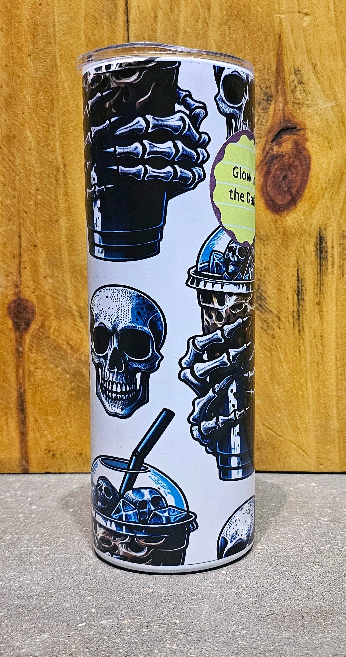 Skeleton w/coffee glow 20 oz