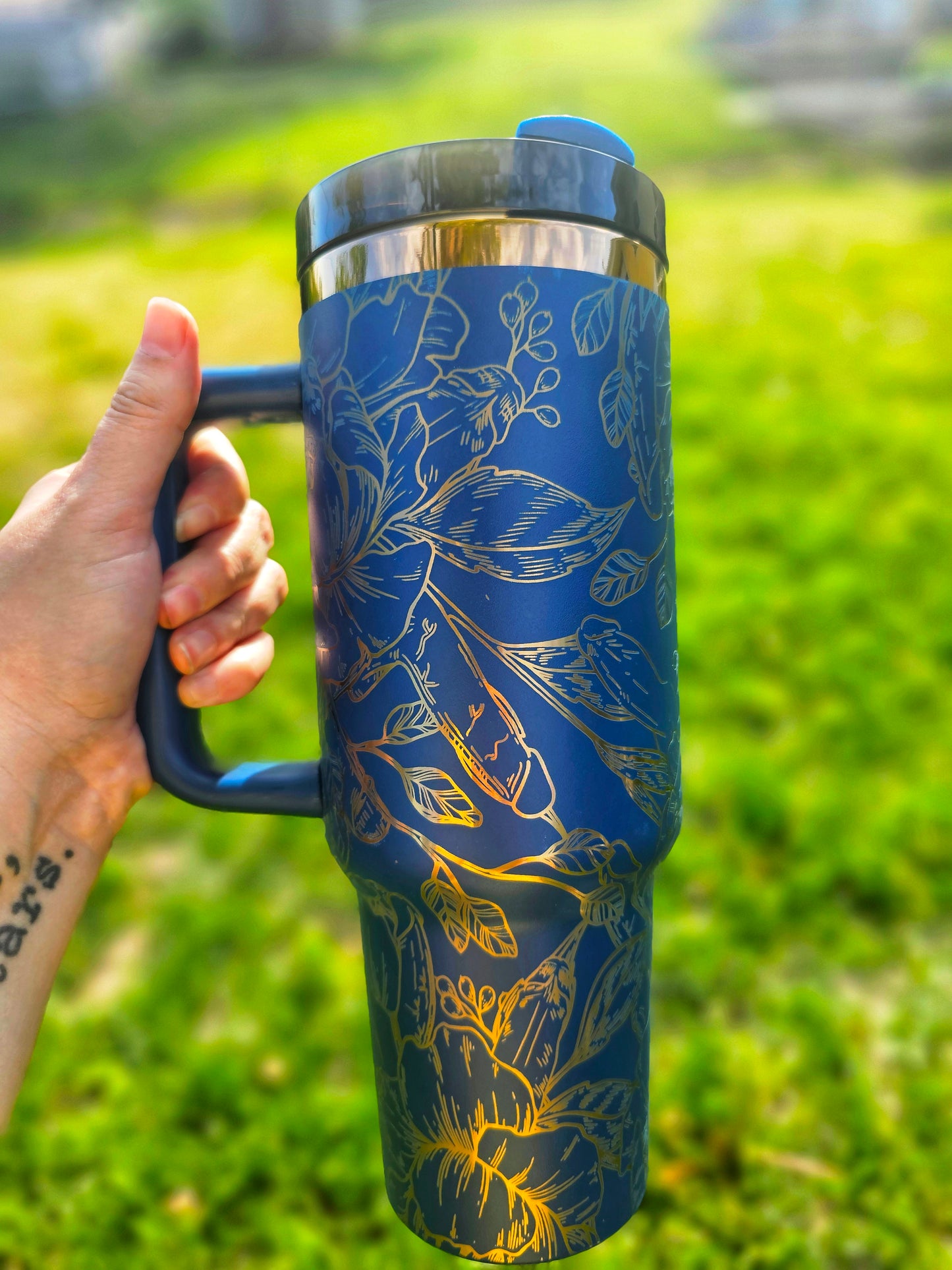 Floral Richards Tumbler