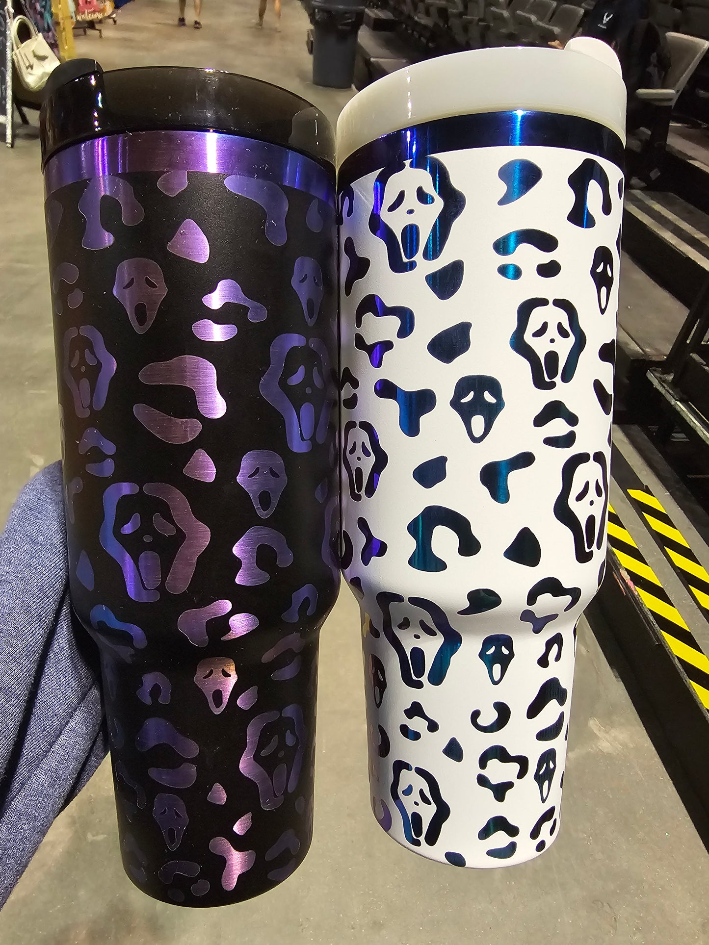 Ghost Face Cheetah Print