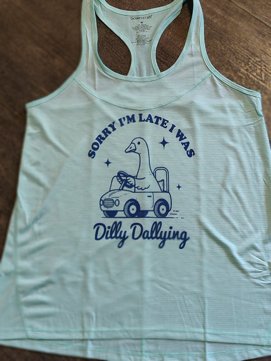 Dilly Dally Goose tank