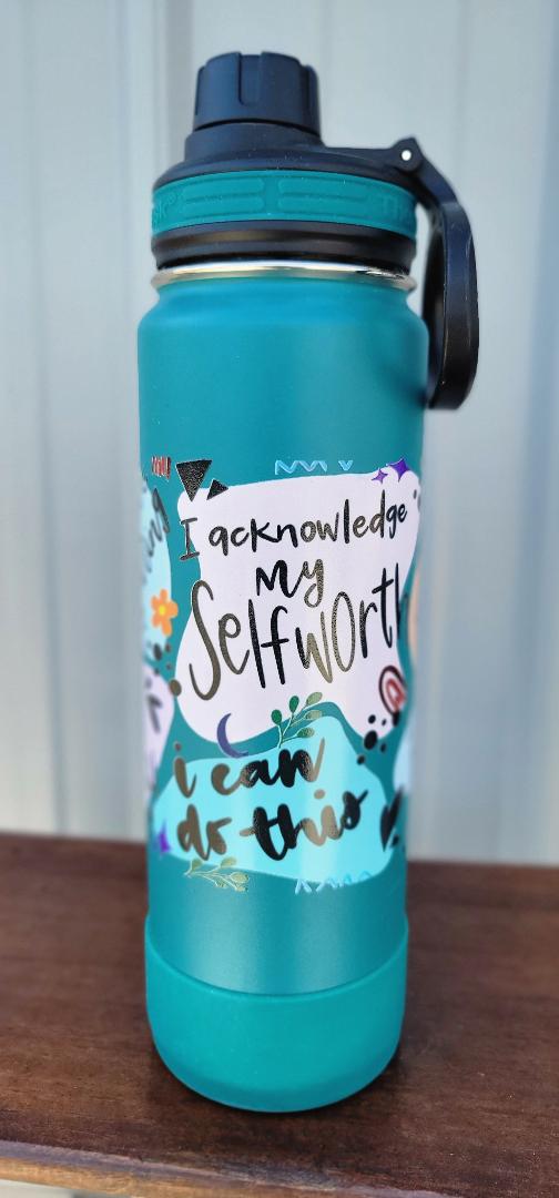 Self Worth water bottle