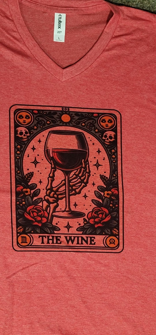 Tarot shirt - The Wine V-neck