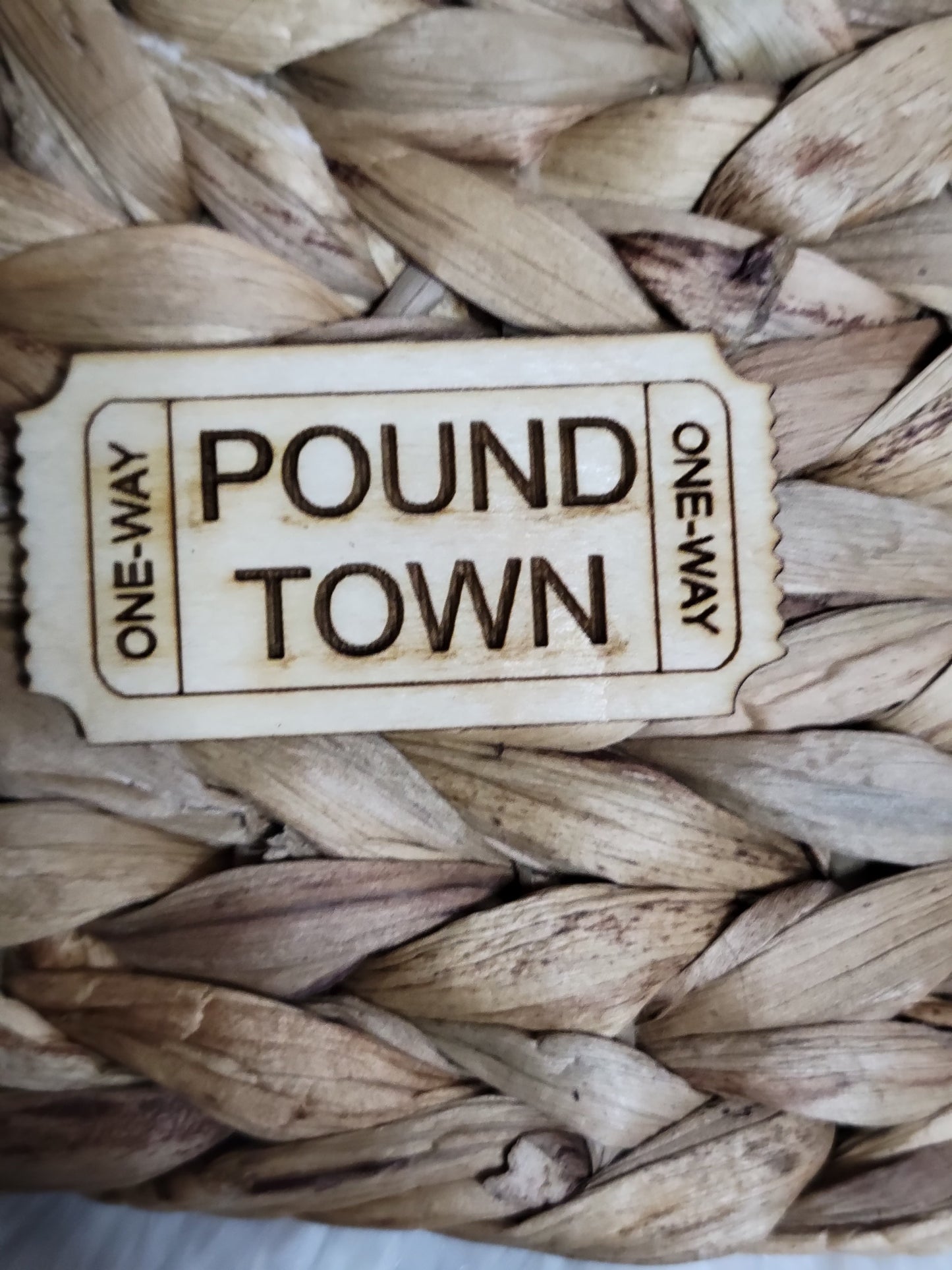 One way ticket to Pound Town