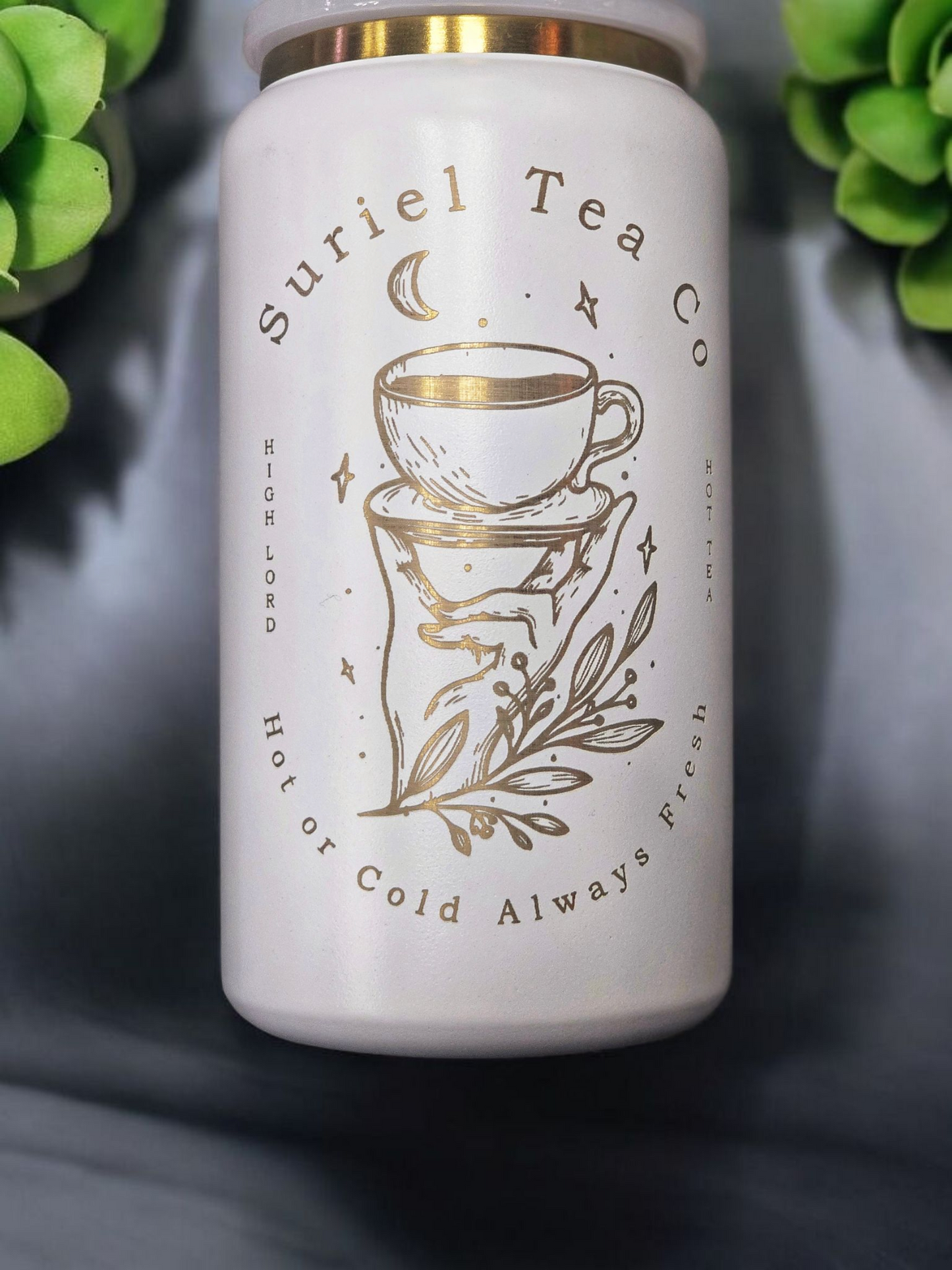 Suriel Tea Co Metal Tumbler
