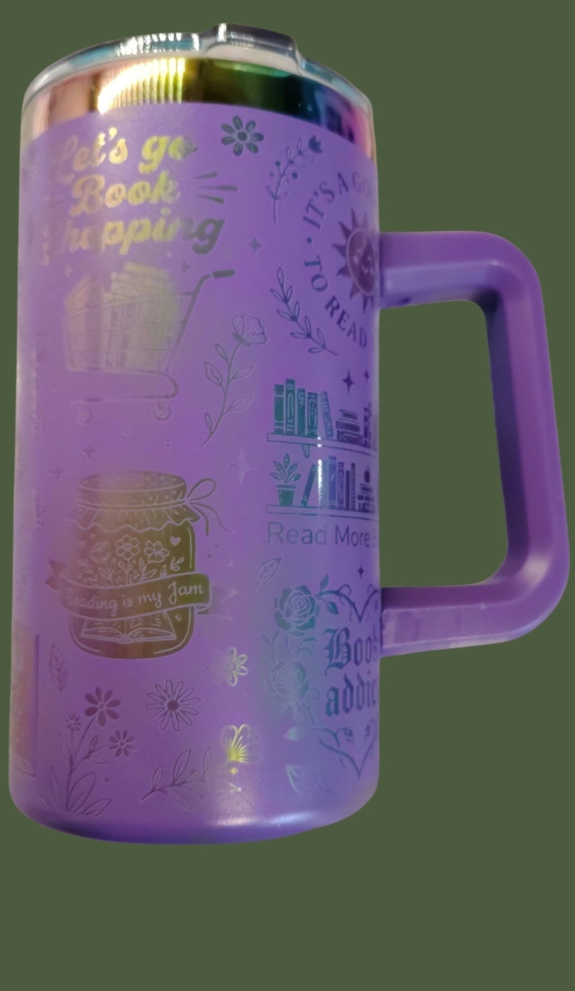 Hot Girls Read 20 oz Handle