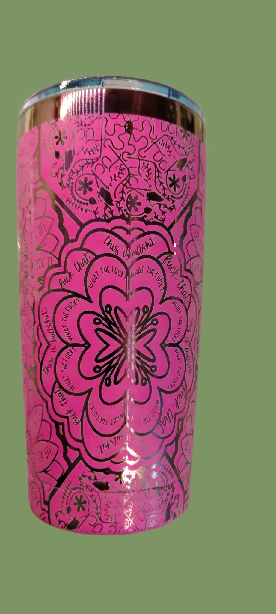 Fuck Mandala 20 oz Tapered