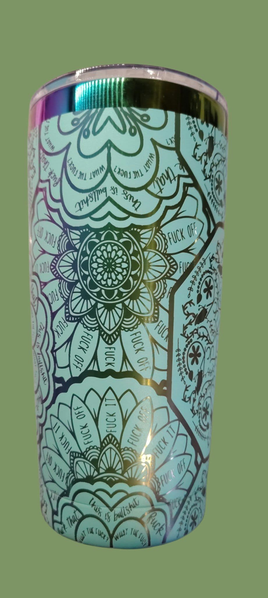 Fuck Mandala 20 oz Tapered