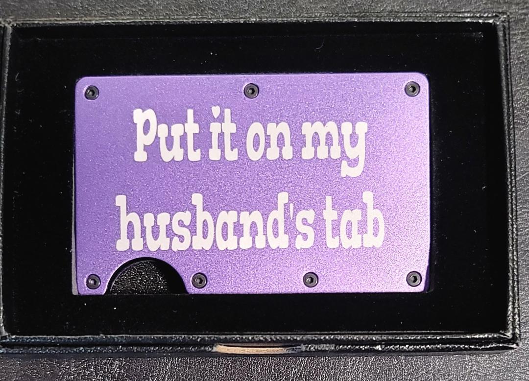 Husbands tab wallet