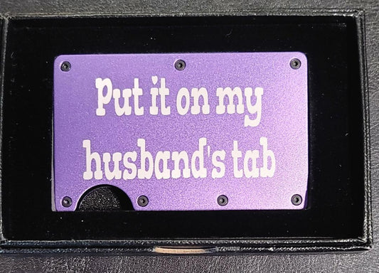 Husbands tab wallet