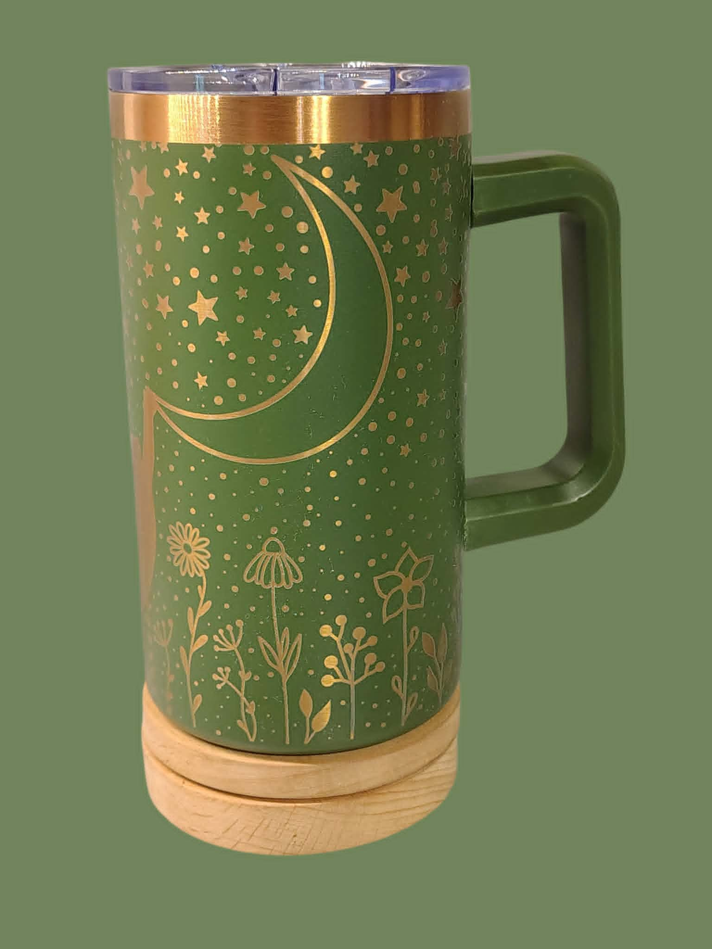 Cat & Moon 20 oz Handle