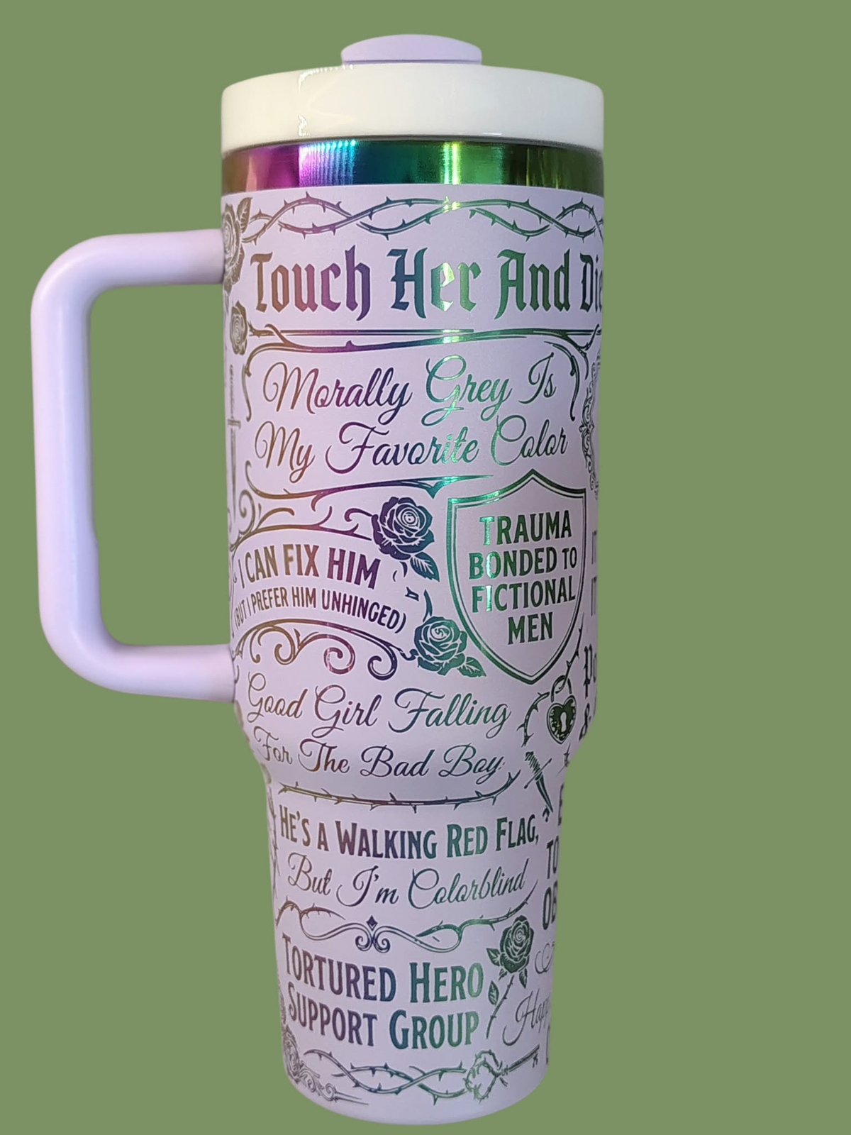 Touch her and die Engraved