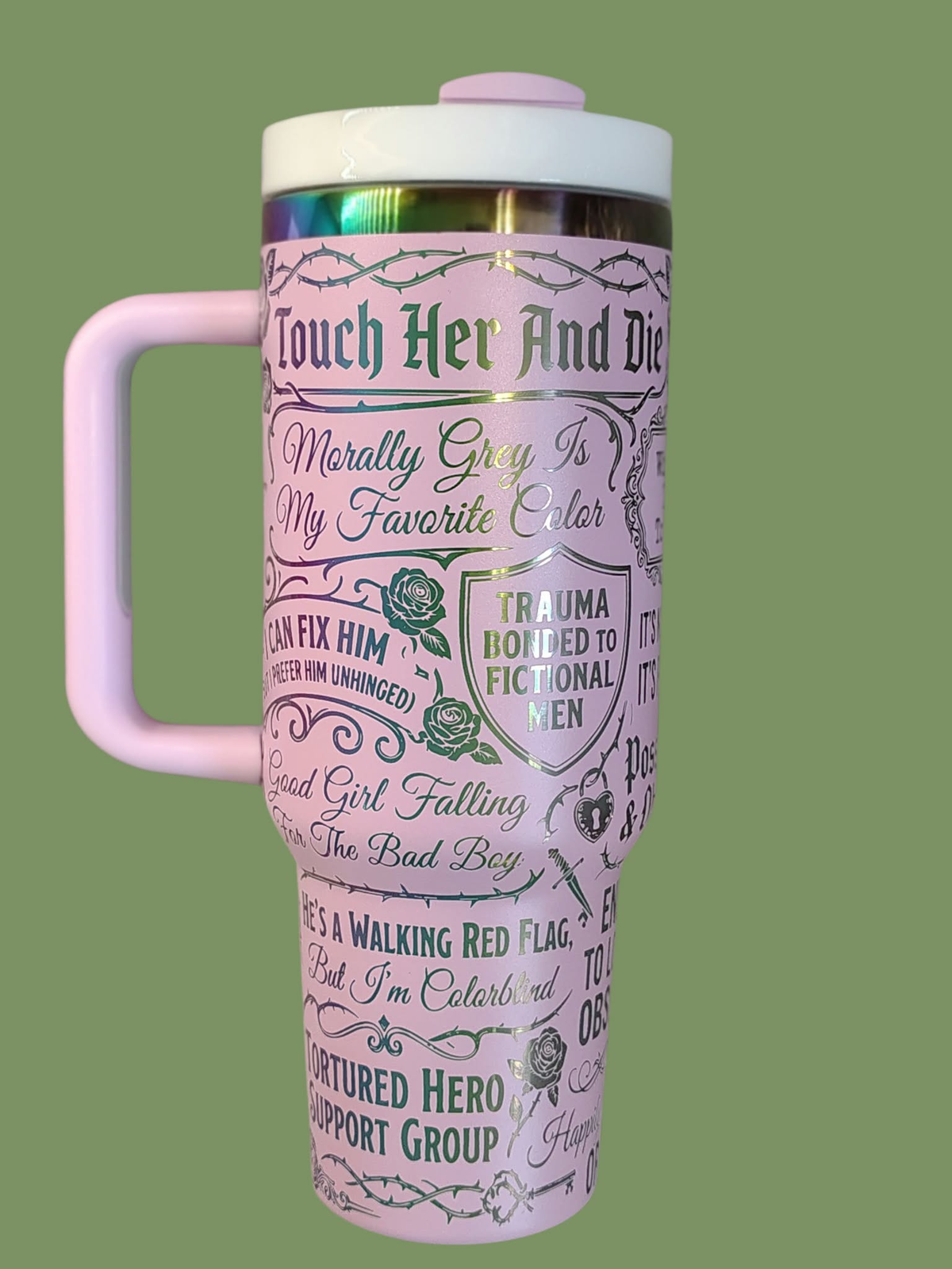Touch her and die Engraved