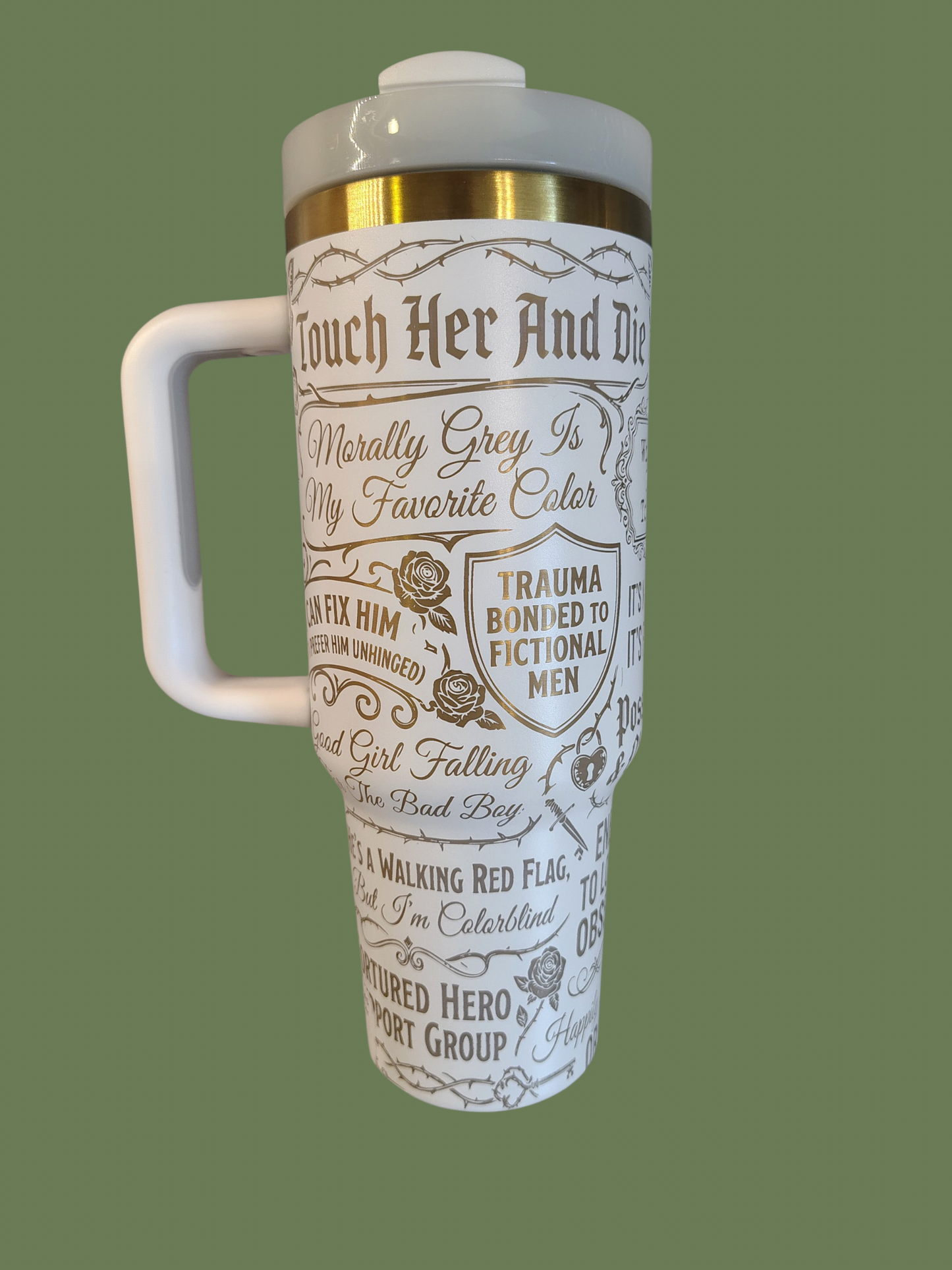 Touch her and die Engraved
