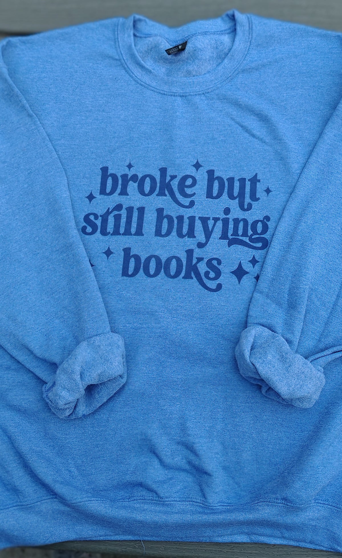 Broke still buying books crew