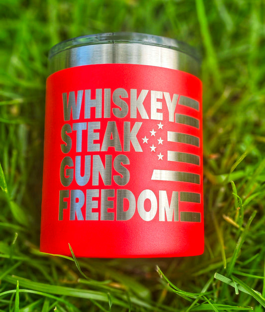 Lowball Tumbler - Whiskey Freedom